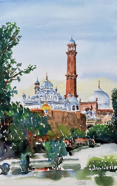 Print of Expressionism Architecture Paintings by Saqib Akhtar