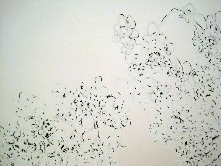 Original Abstract Expressionism Abstract Drawing by Rebecca Jacoby