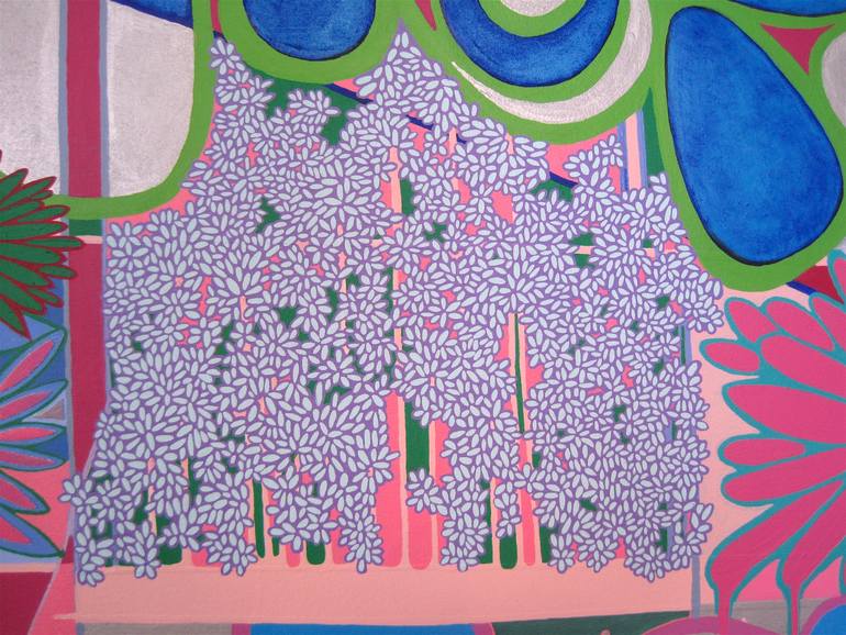 Original Abstract Expressionism Abstract Painting by Rebecca Jacoby