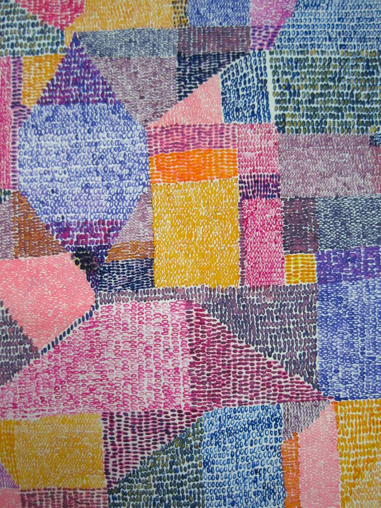 Original Abstract Expressionism Abstract Drawing by Rebecca Jacoby