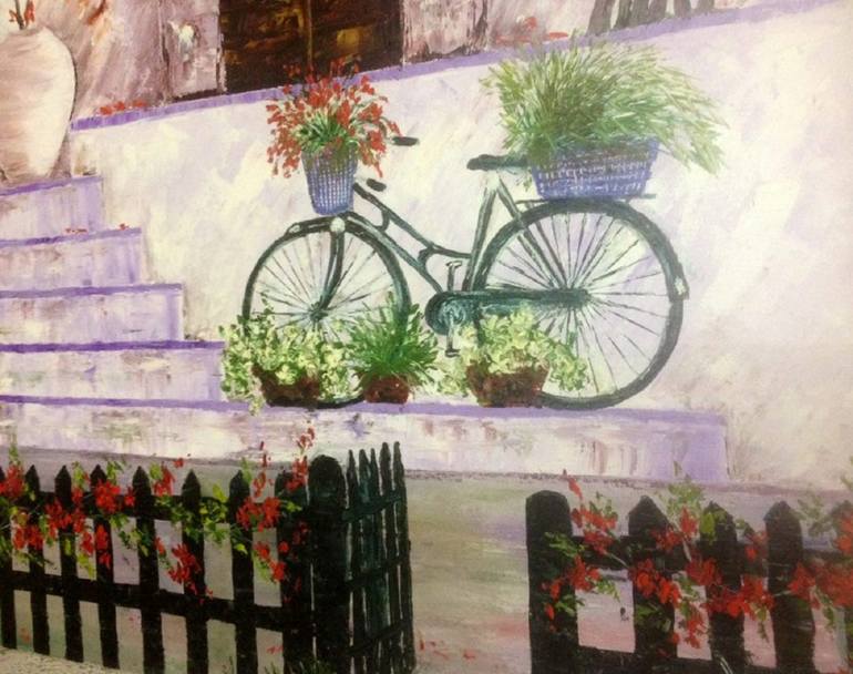 Original Impressionism Home Painting by Shilpi Singh Patel