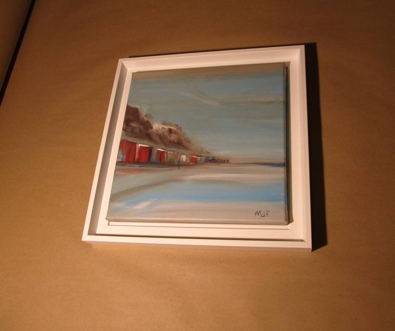 Original Expressionism Beach Painting by Martin De Zwaan