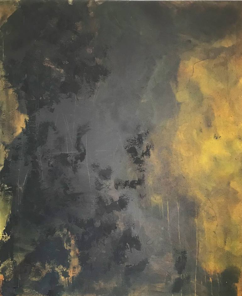 Original Abstract Expressionism Abstract Painting by Vicki Disney