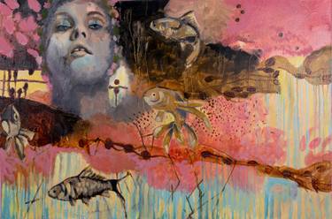 Original Contemporary Women Paintings by Elluse Studio Artist - Illustrator