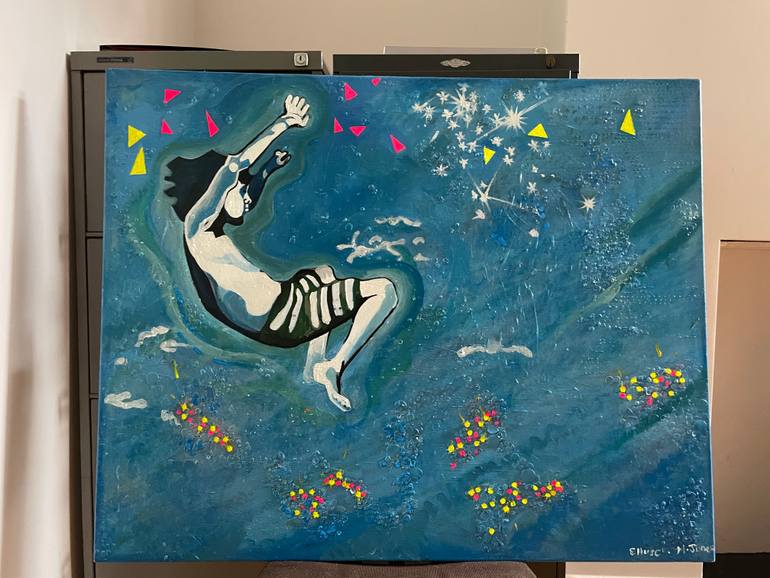 Original Contemporary Water Painting by Elluse Studio - Fine And Digital Artist