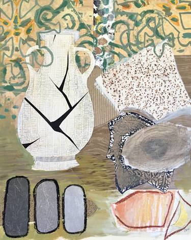 Print of Still Life Collage by Charlotte Kirkholt