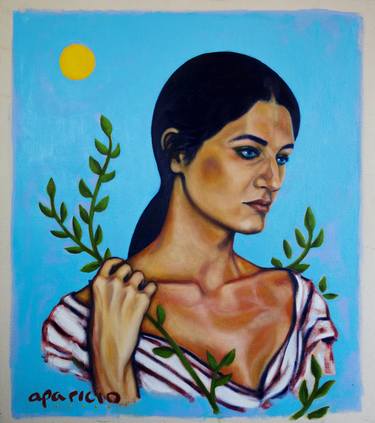 Original Women Painting by Aparicio Kozuch