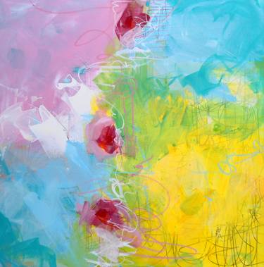 Original Modern Abstract Paintings by Nadine de Klerk Wolters