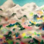 Electric Mist Landscape by Eduardo Escobar
