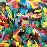 Neon Chaos Garden by Eduardo Escobar
