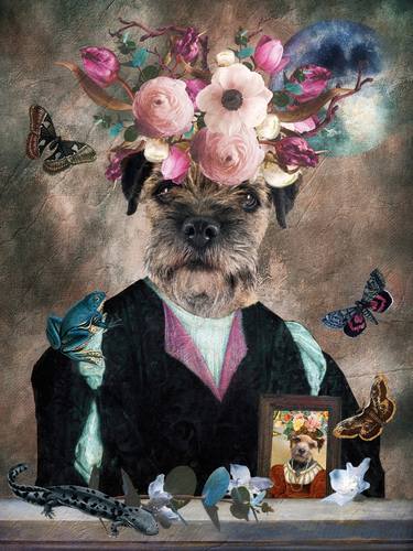 Print of Portraiture Dogs Mixed Media by Nobility Dogs