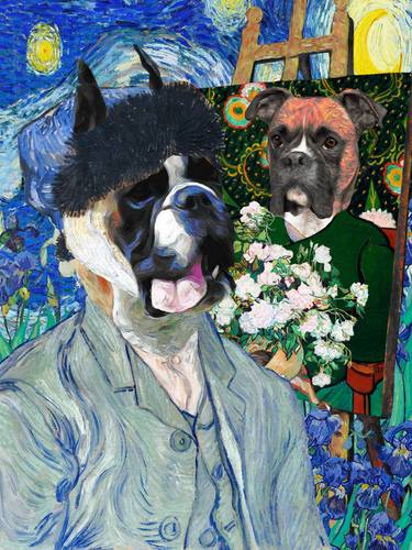 Print of Portraiture Dogs Mixed Media by Nobility Dogs