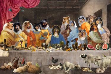 Print of Fine Art Dogs Digital by Nobility Dogs