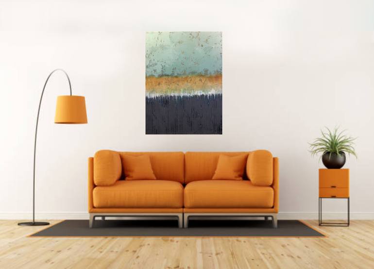 Original Abstract Expressionism Abstract Painting by Arturo Samaniego
