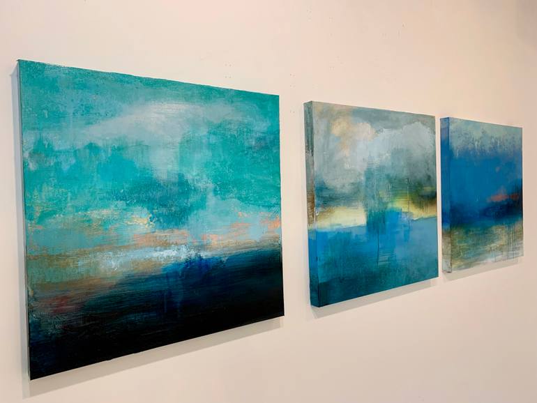 Original Abstract Expressionism Abstract Painting by Arturo Samaniego