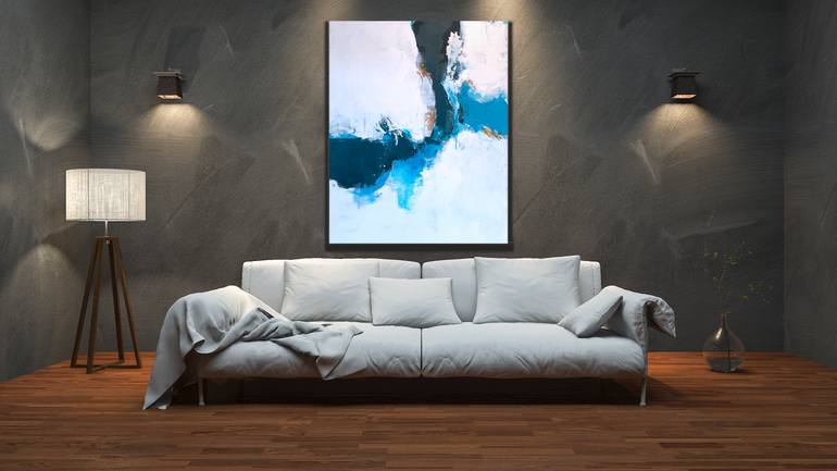 Original Abstract Expressionism Abstract Painting by Arturo Samaniego