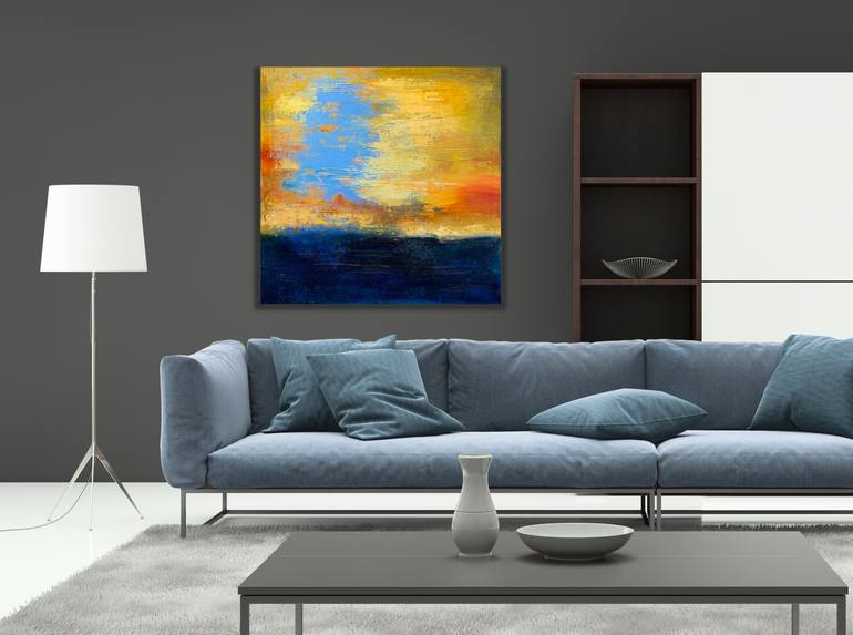 Original Abstract Expressionism Abstract Painting by Arturo Samaniego