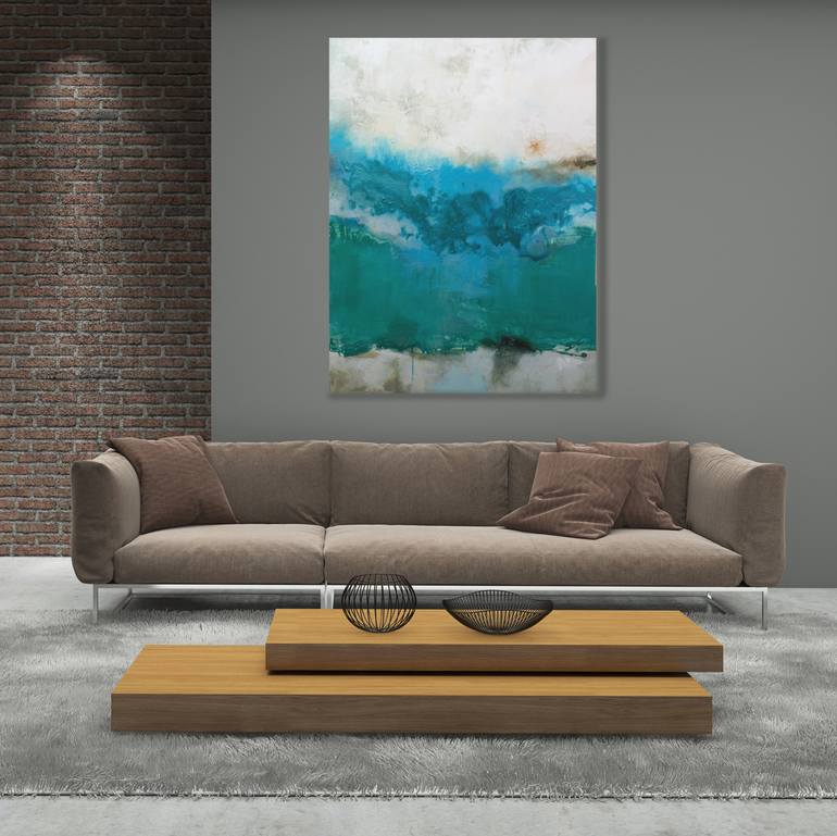 Original Abstract Expressionism Abstract Painting by Arturo Samaniego