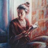 Girl with a book by Robert Andersen
