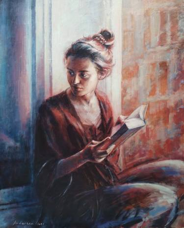 Girl with a book thumb