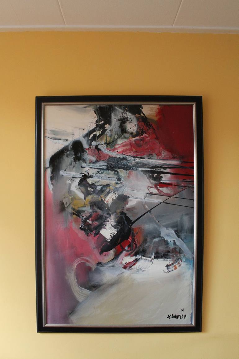 Original Abstract Painting by Mario Veldhuizen