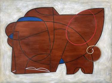 Original Abstract Animal Paintings by Kerry O Furlani
