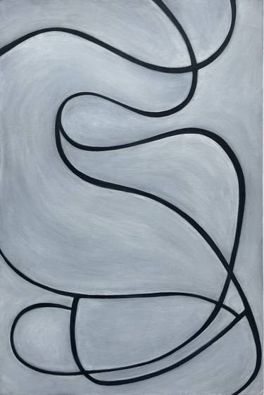 Original Abstract Figurative Abstract Painting by Kerry O Furlani