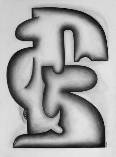 Print of Abstract Erotic Drawings by Kerry O Furlani