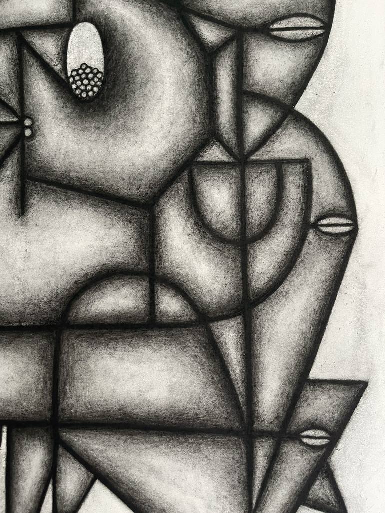 Original Contemporary Abstract Drawing by Kerry O Furlani