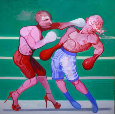 Original Sports Paintings by Fernando Toro Piriz