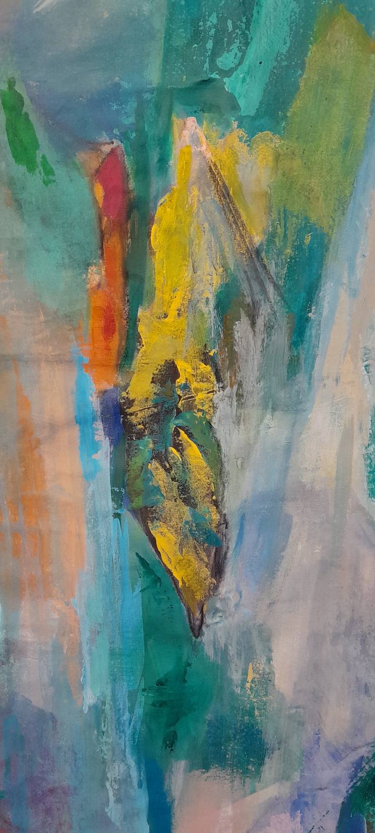 Original Contemporary Abstract Painting by Ana Castro Feijoo