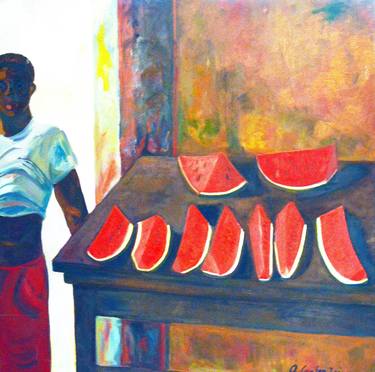 Print of People Paintings by Ana Castro Feijoo