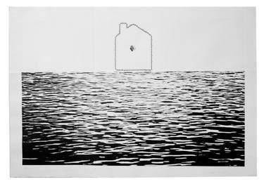 Print of Conceptual Seascape Printmaking by Ana Castro Feijoo