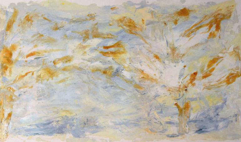 Original Abstract Expressionism Aerial Painting by Ana Castro Feijoo