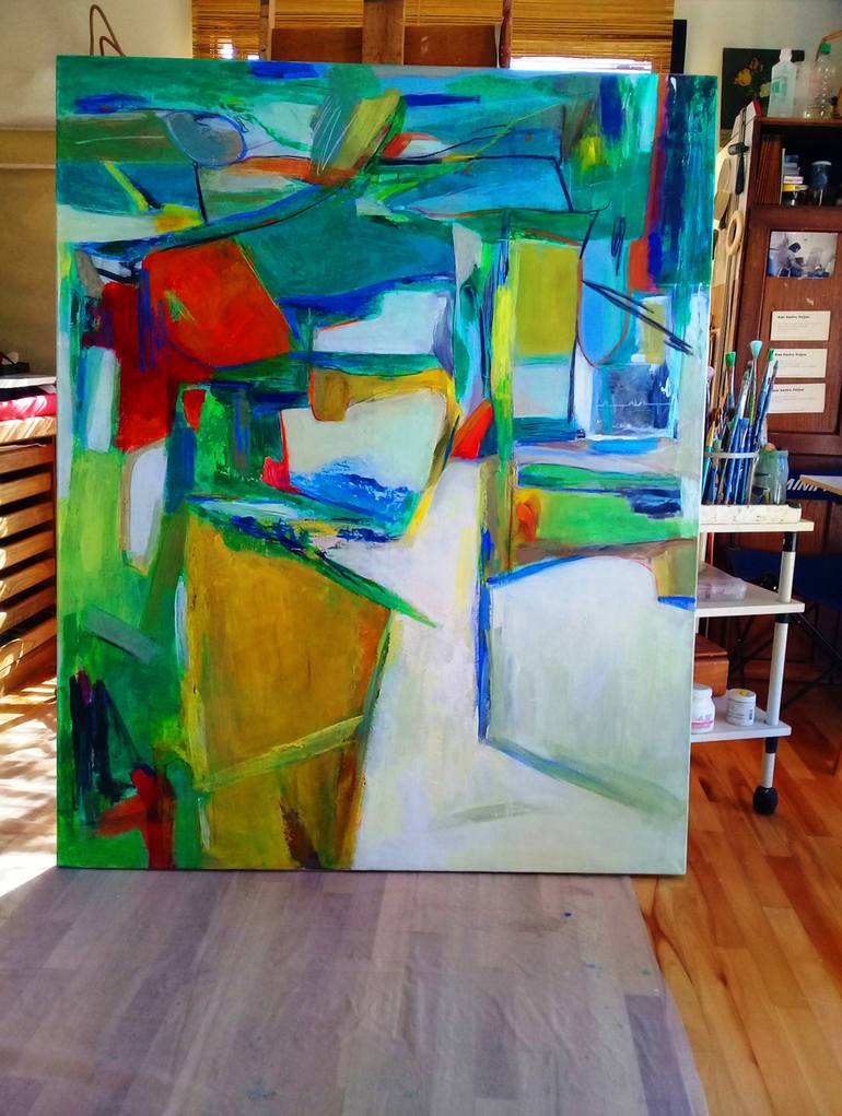 Original Abstract Painting by Ana Castro Feijoo