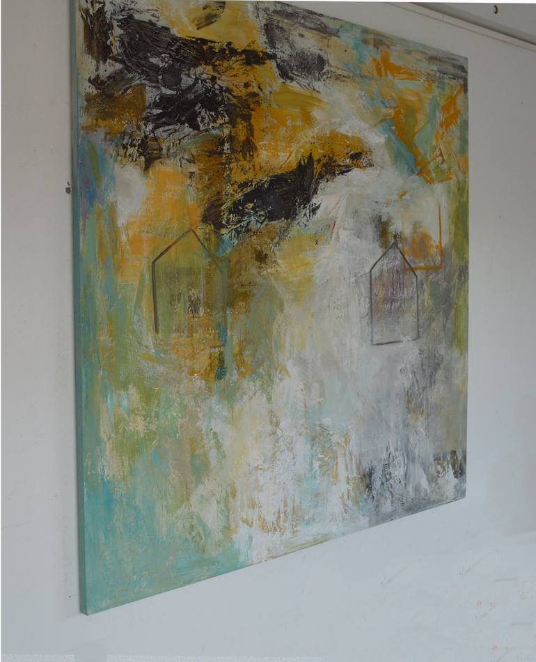 Original Conceptual Abstract Painting by Ana Castro Feijoo