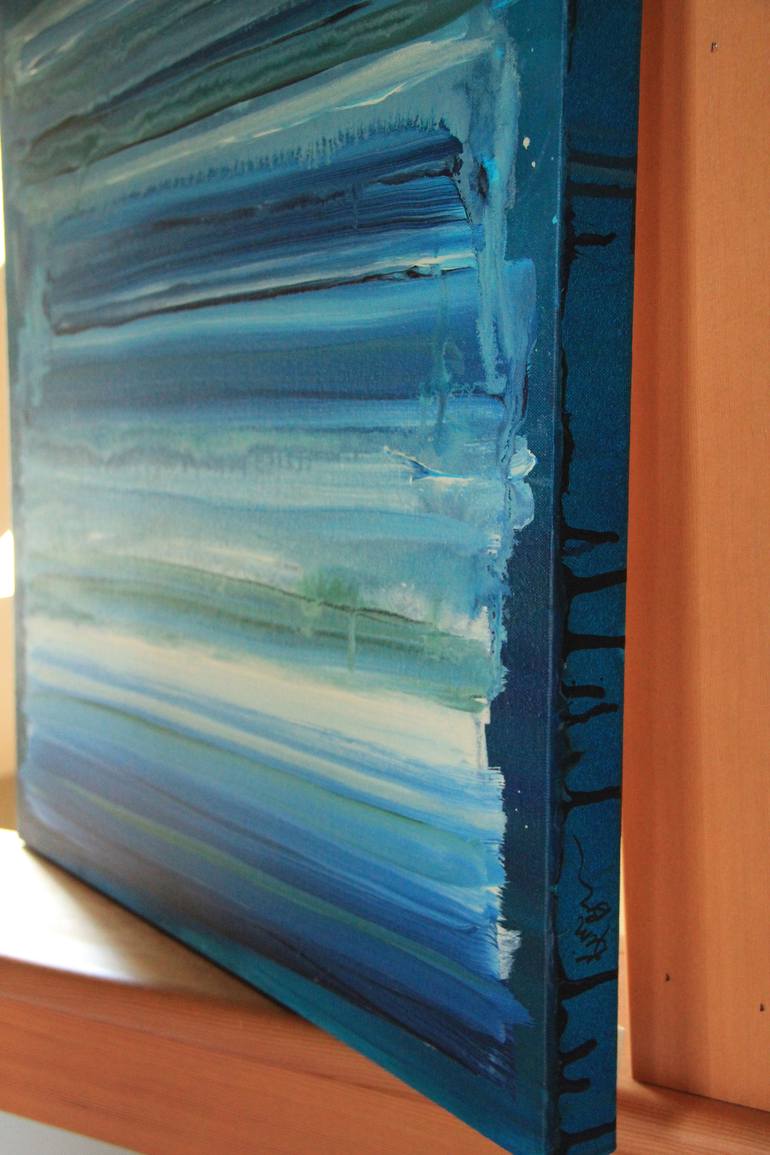 Original Abstract Seascape Painting by Kimberley Bruce