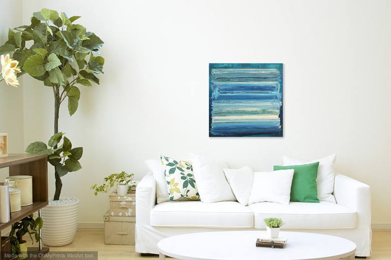 Original Abstract Seascape Painting by Kimberley Bruce