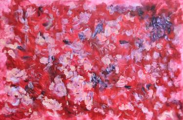 Original Abstract Floral Paintings by Kimberley Bruce