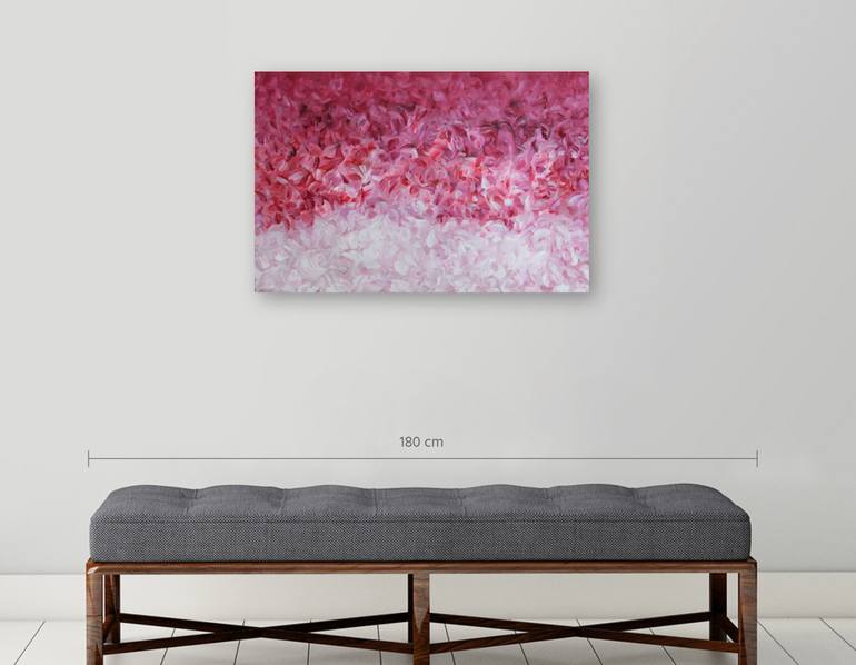 Original Abstract Floral Painting by Kimberley Bruce