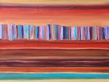 Original Abstract Landscape Paintings by Kimberley Bruce