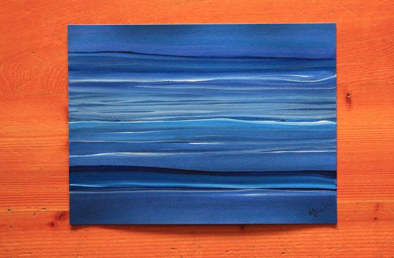 Original Abstract Seascape Painting by Kimberley Bruce