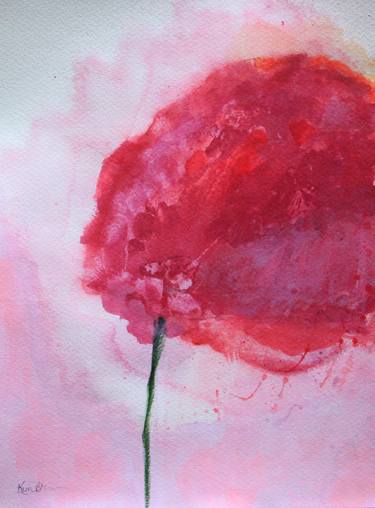 Original Abstract Floral Paintings by Kimberley Bruce