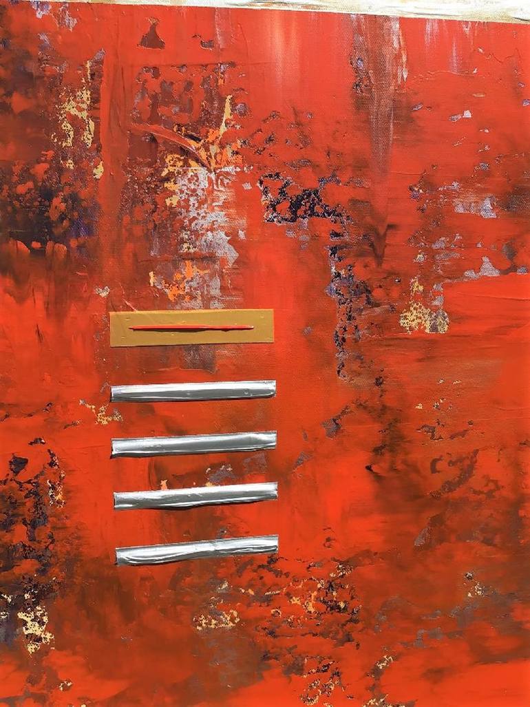 Original Abstract Expressionism Abstract Painting by Robert Lynn