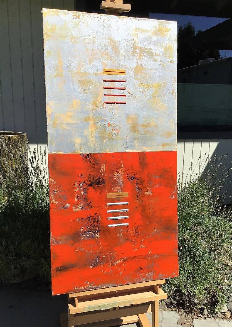 Original Abstract Expressionism Abstract Painting by Robert Lynn