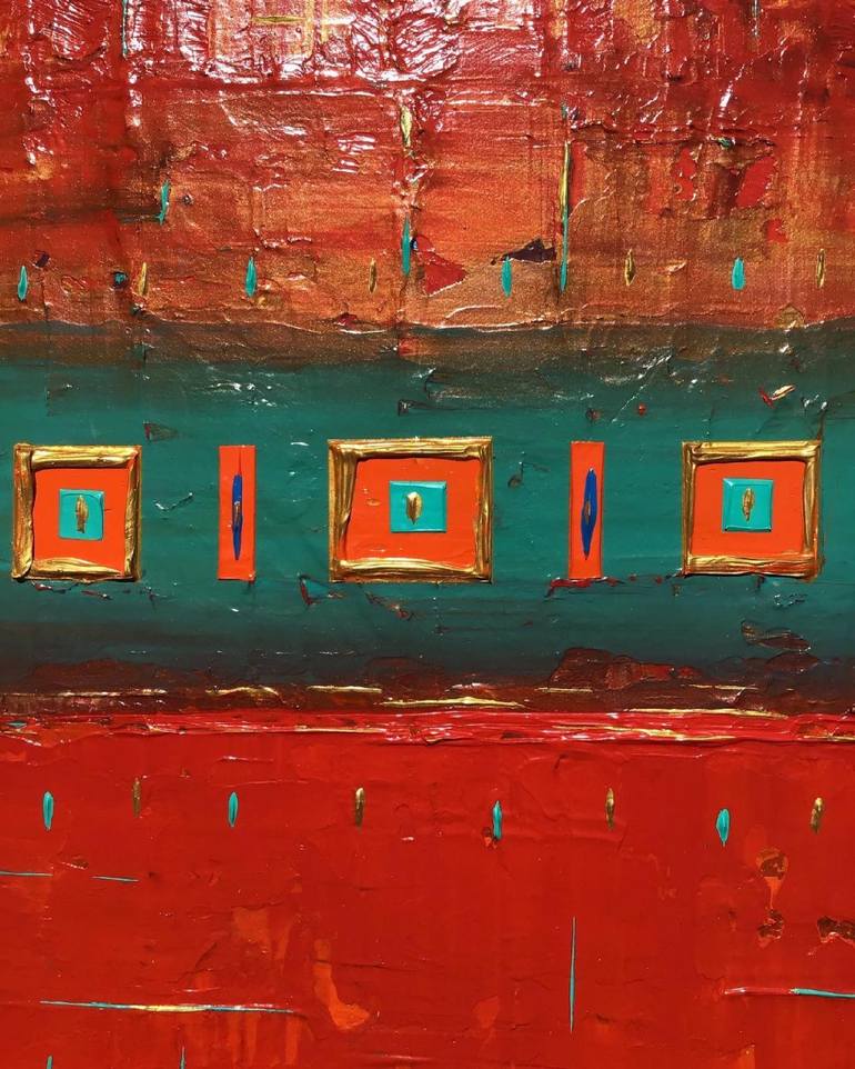 Original Abstract Expressionism Abstract Painting by Robert Lynn