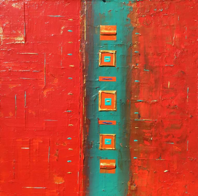 Original Abstract Expressionism Abstract Painting by Robert Lynn