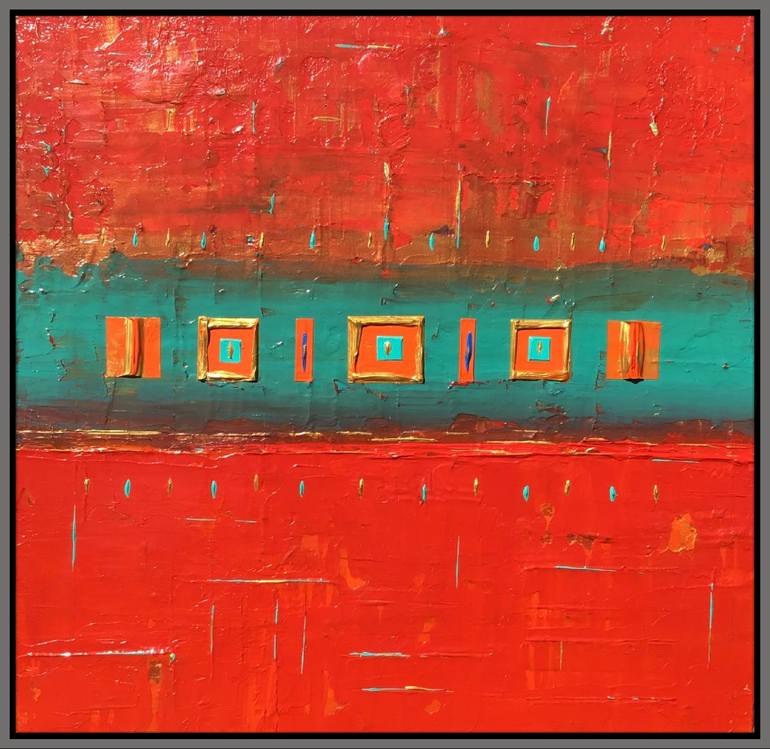 Original Abstract Expressionism Abstract Painting by Robert Lynn