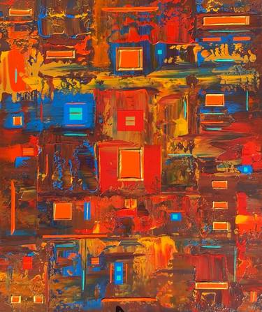 Original Abstract Expressionism Abstract Paintings by Robert Lynn