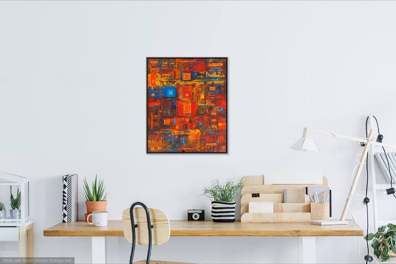 Original Abstract Expressionism Abstract Painting by Robert Lynn